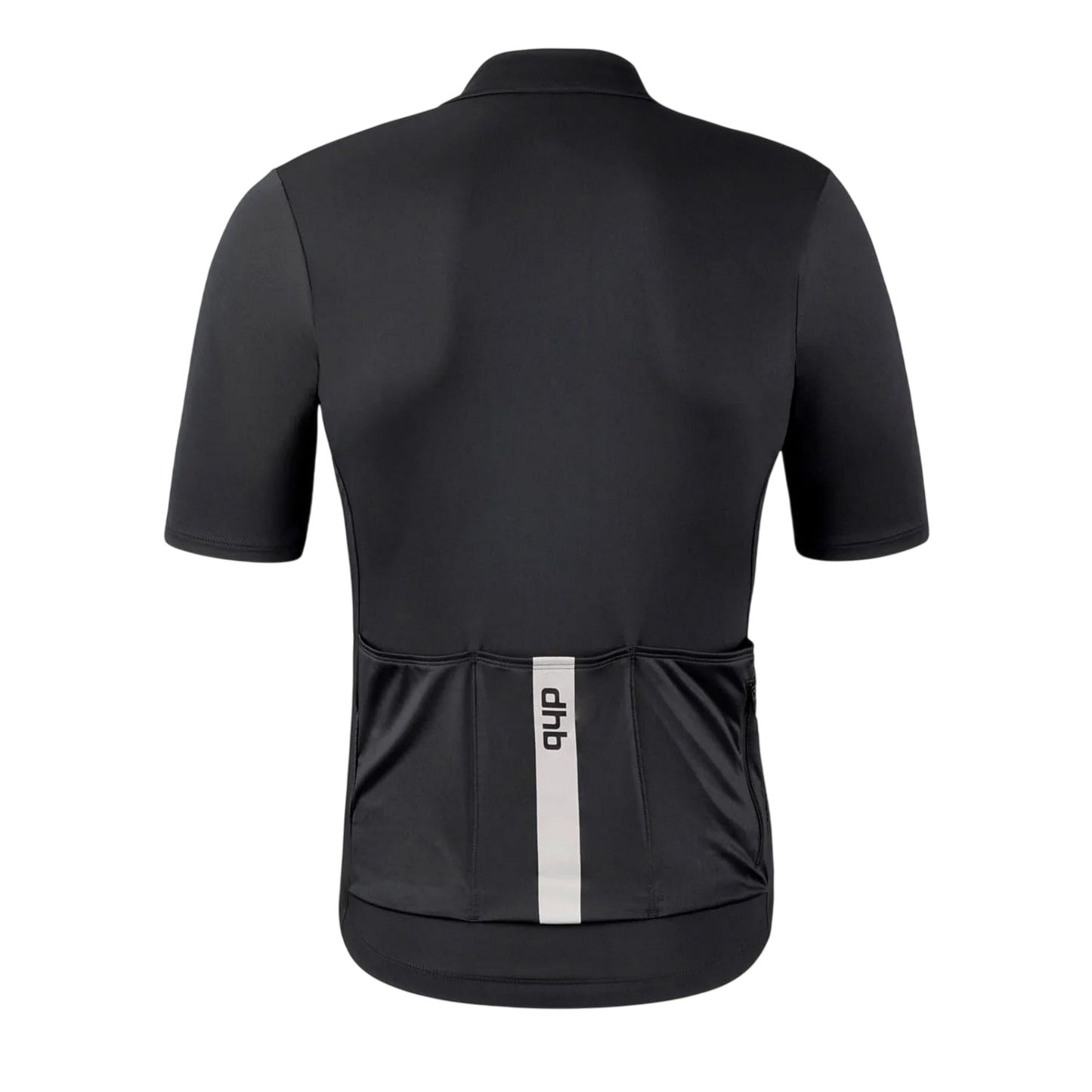 Black - Back - dhb Mens Blok Cycling Jersey