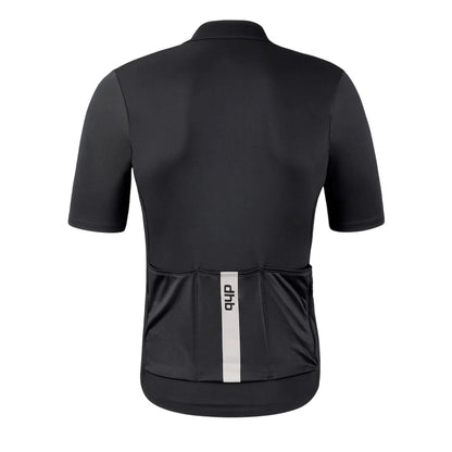 Black - Back - dhb Mens Blok Cycling Jersey