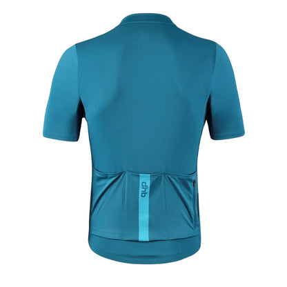 Ink Blue - Back - dhb Mens Blok Cycling Jersey