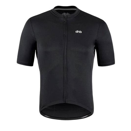 Black - Front - dhb Mens Blok Cycling Jersey