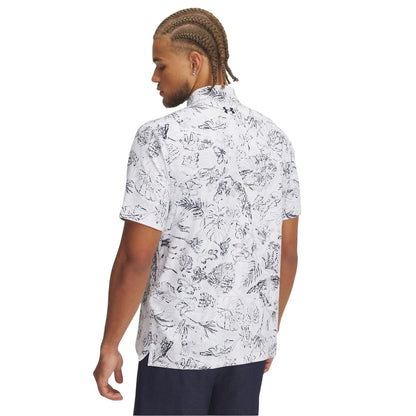 White - Back - Under Armour Mens Playoff Performance Polo Shirt