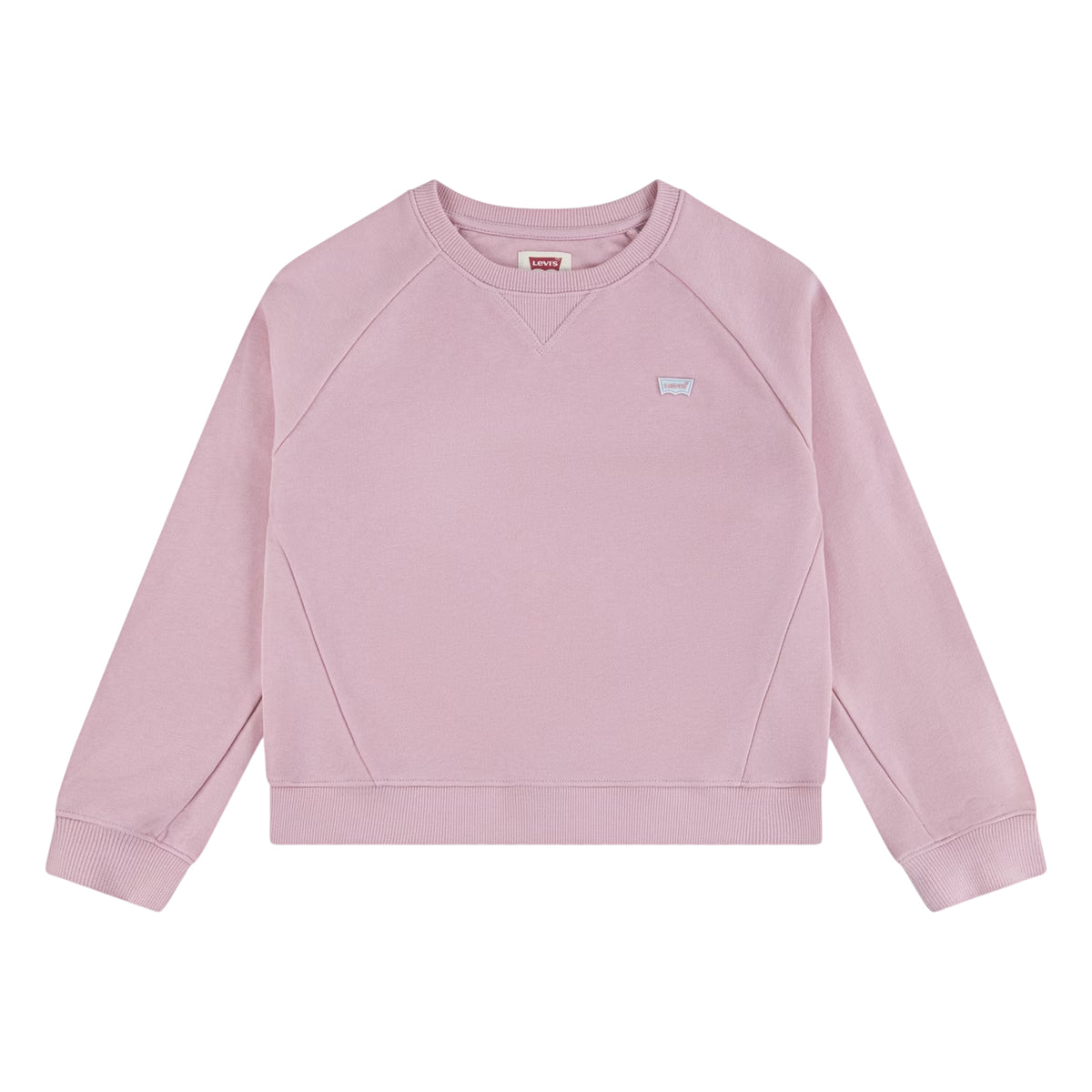Coral Pink - Front - Levis Childrens-Kids Batwing Logo Sweatshirt