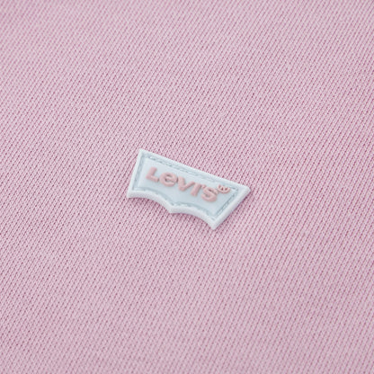 Coral Pink - Side - Levis Childrens-Kids Batwing Logo Sweatshirt