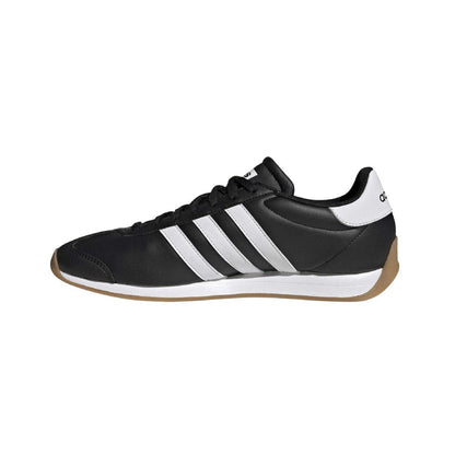 Black-White - Lifestyle - Adidas Mens Runvista 3 Stripes Trainers