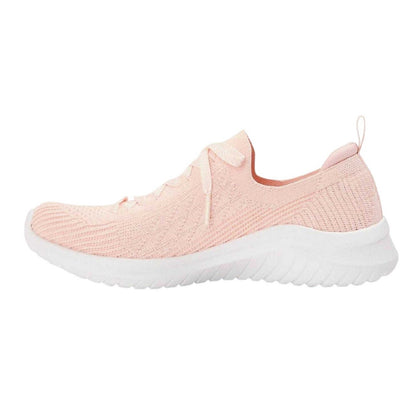 Light Pink - Side - Skechers Womens-Ladies Flat Ankle Boots