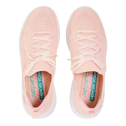 Light Pink - Lifestyle - Skechers Womens-Ladies Flat Ankle Boots