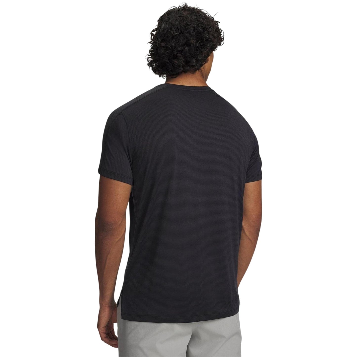 Black - Back - Under Armour Mens Velociti Reflective T-Shirt