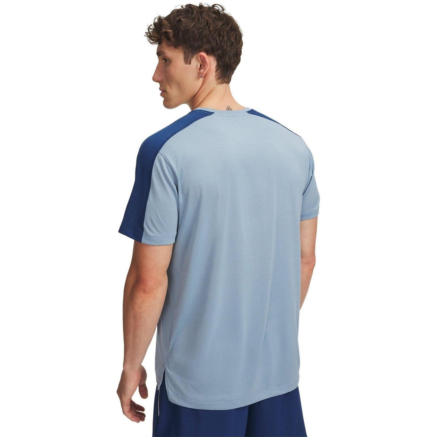 Blue - Back - Under Armour Mens Velociti Reflective T-Shirt