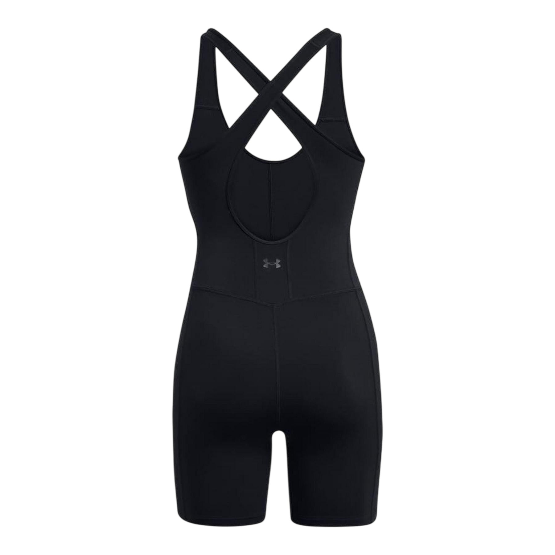Black - Back - Under Armour Womens-Ladies Supersoft Bodysuit