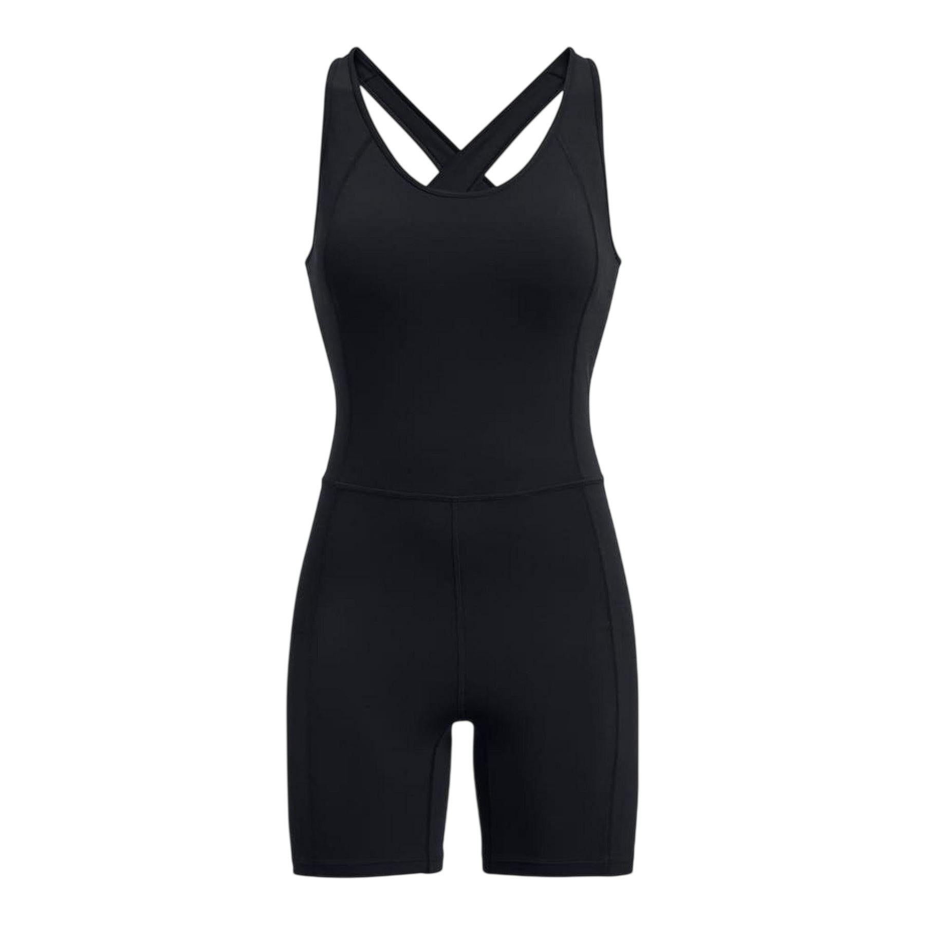 Black - Front - Under Armour Womens-Ladies Supersoft Bodysuit