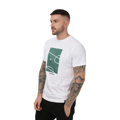 White - Lifestyle - One True Saxon Mens Turf T-Shirt
