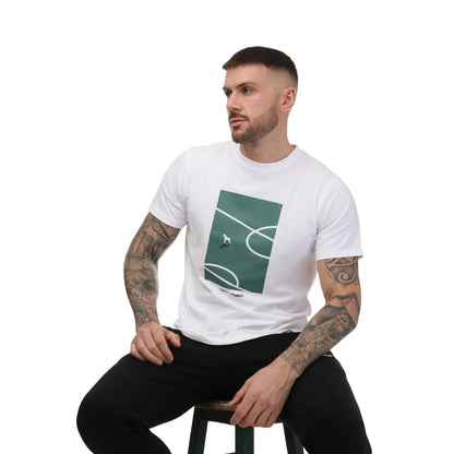 White - Pack Shot - One True Saxon Mens Turf T-Shirt