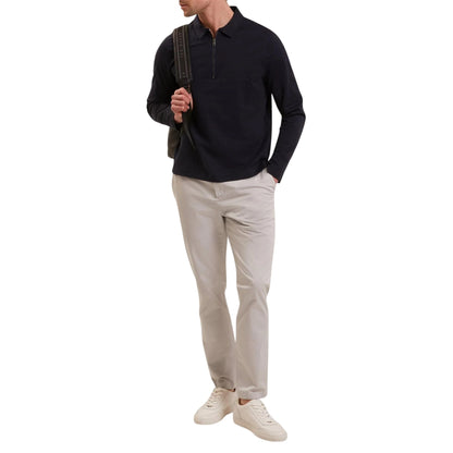 Navy - Lifestyle - Ted Baker Mens Half Zip Casual Cardigan