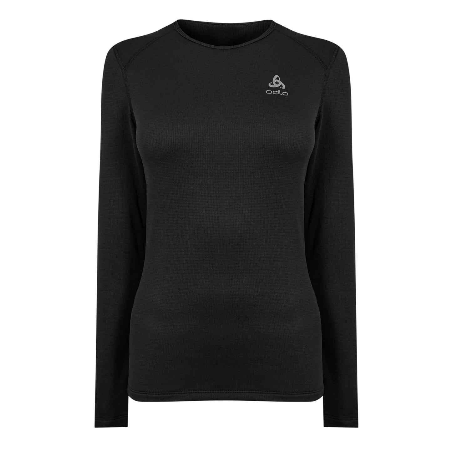 Black - Front - Odlo Womens-Ladies Active Base Layer Top