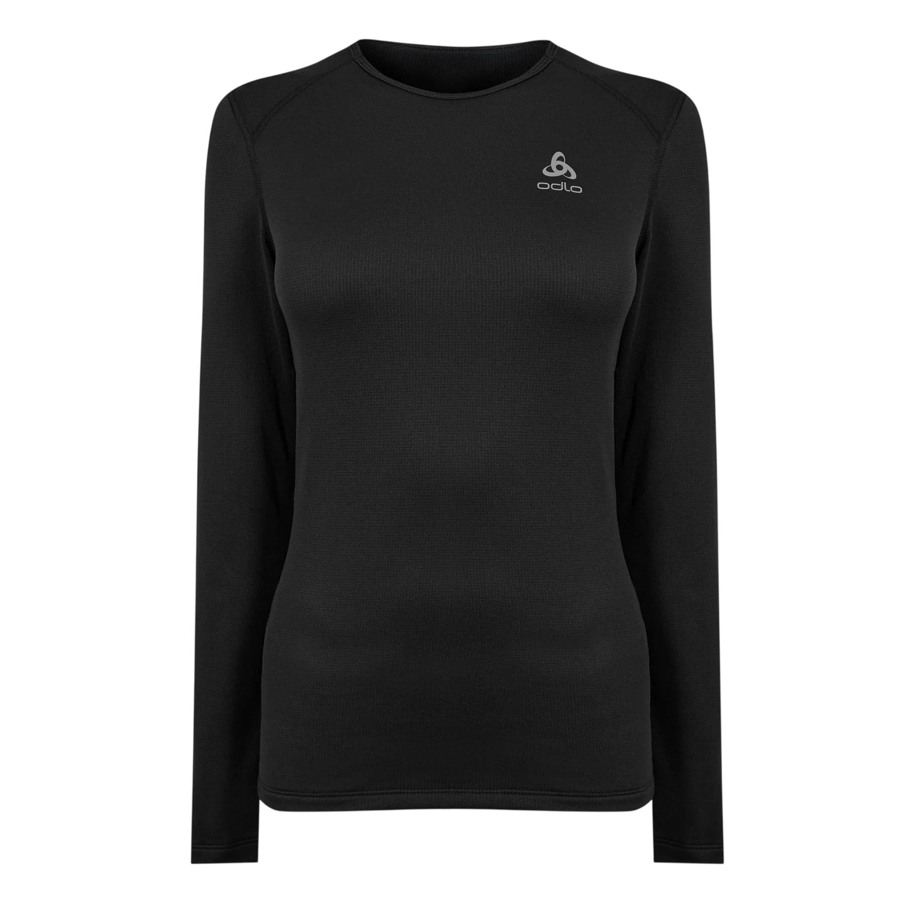 Black - Front - Odlo Womens-Ladies Active Base Layer Top