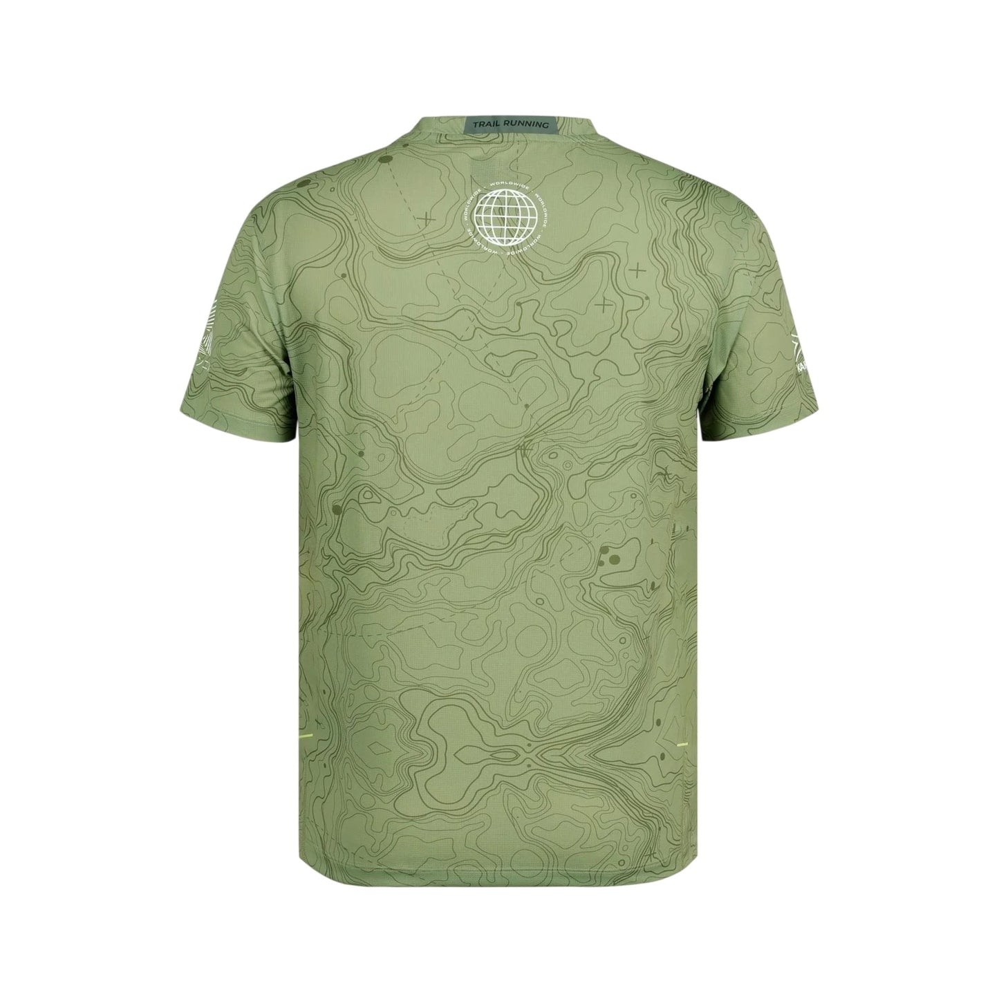 Olive - Back - Karrimor Mens Trail Performance Running T-Shirt