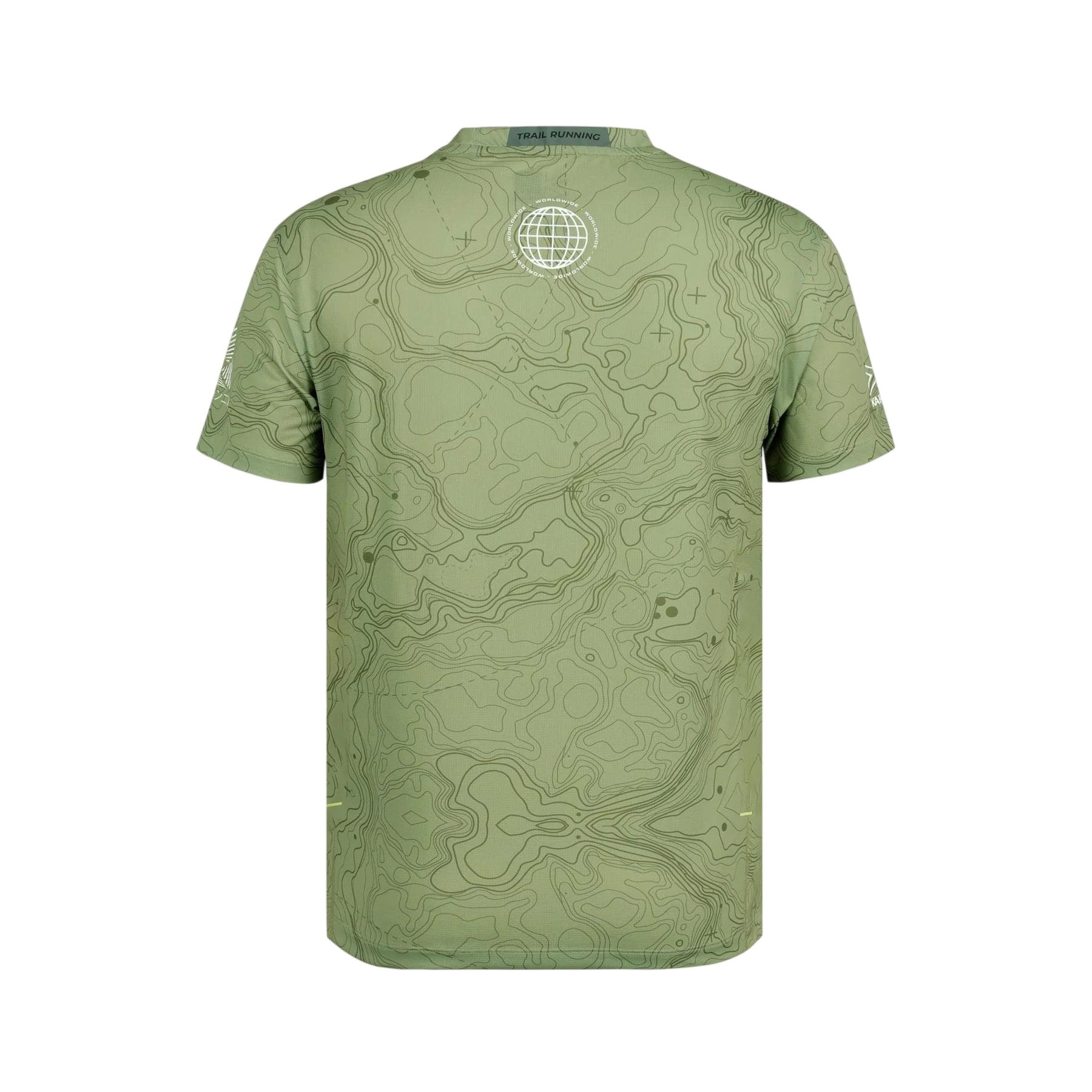 Olive - Back - Karrimor Mens Trail Performance Running T-Shirt