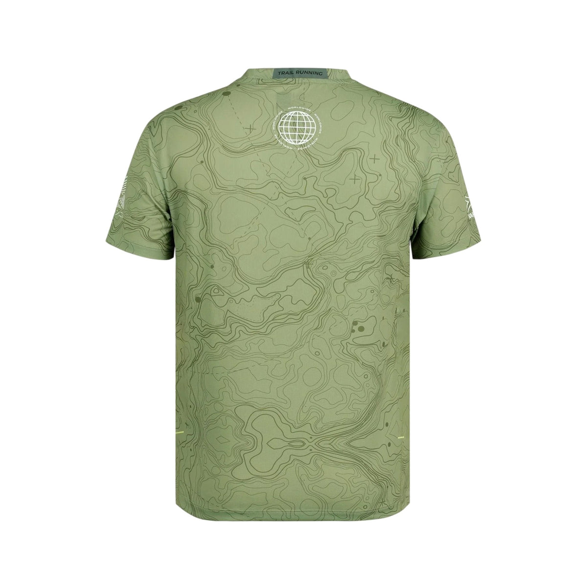 Olive - Back - Karrimor Mens Trail Performance Running T-Shirt