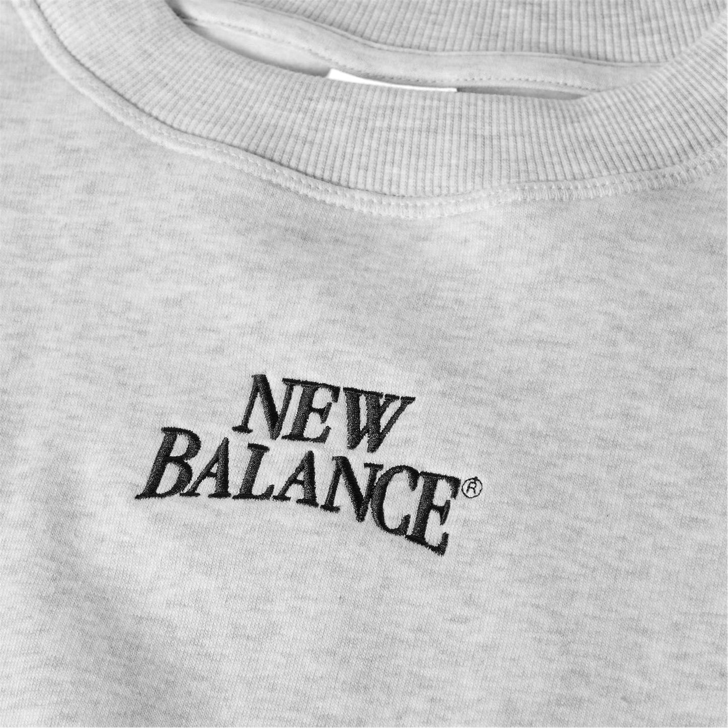 Light Grey - Side - New Balance Womens-Ladies Heritage Crew Neck Sweatshirt