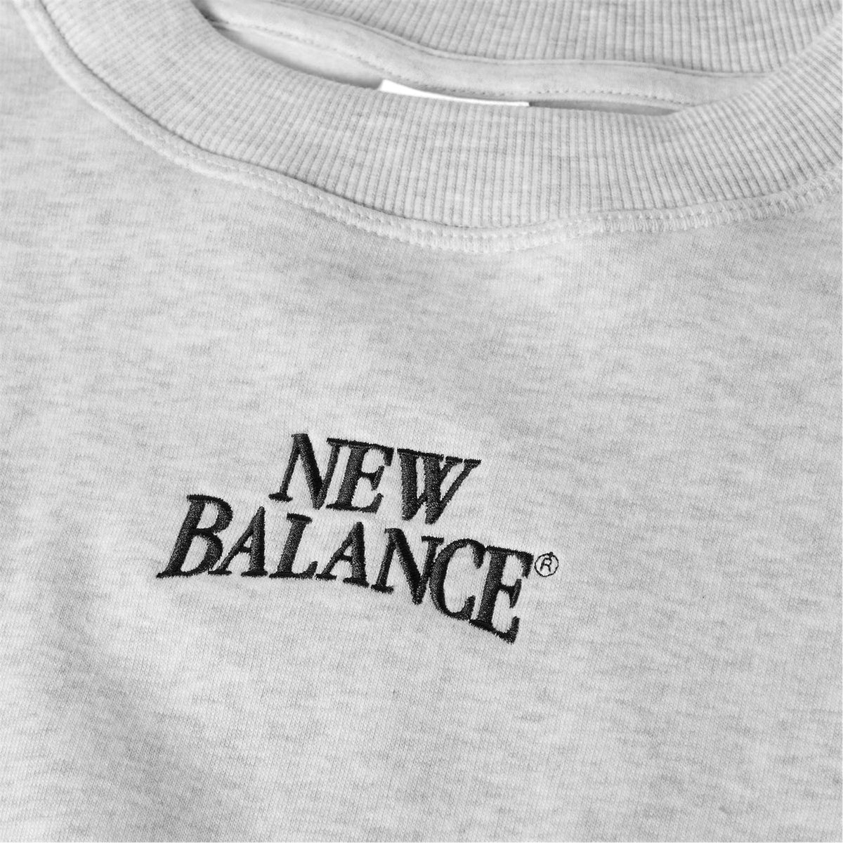 Light Grey - Side - New Balance Womens-Ladies Heritage Crew Neck Sweatshirt