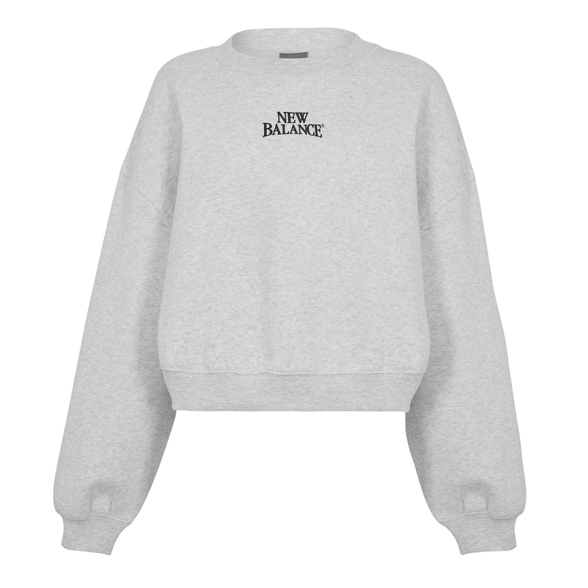Light Grey - Front - New Balance Womens-Ladies Heritage Crew Neck Sweatshirt