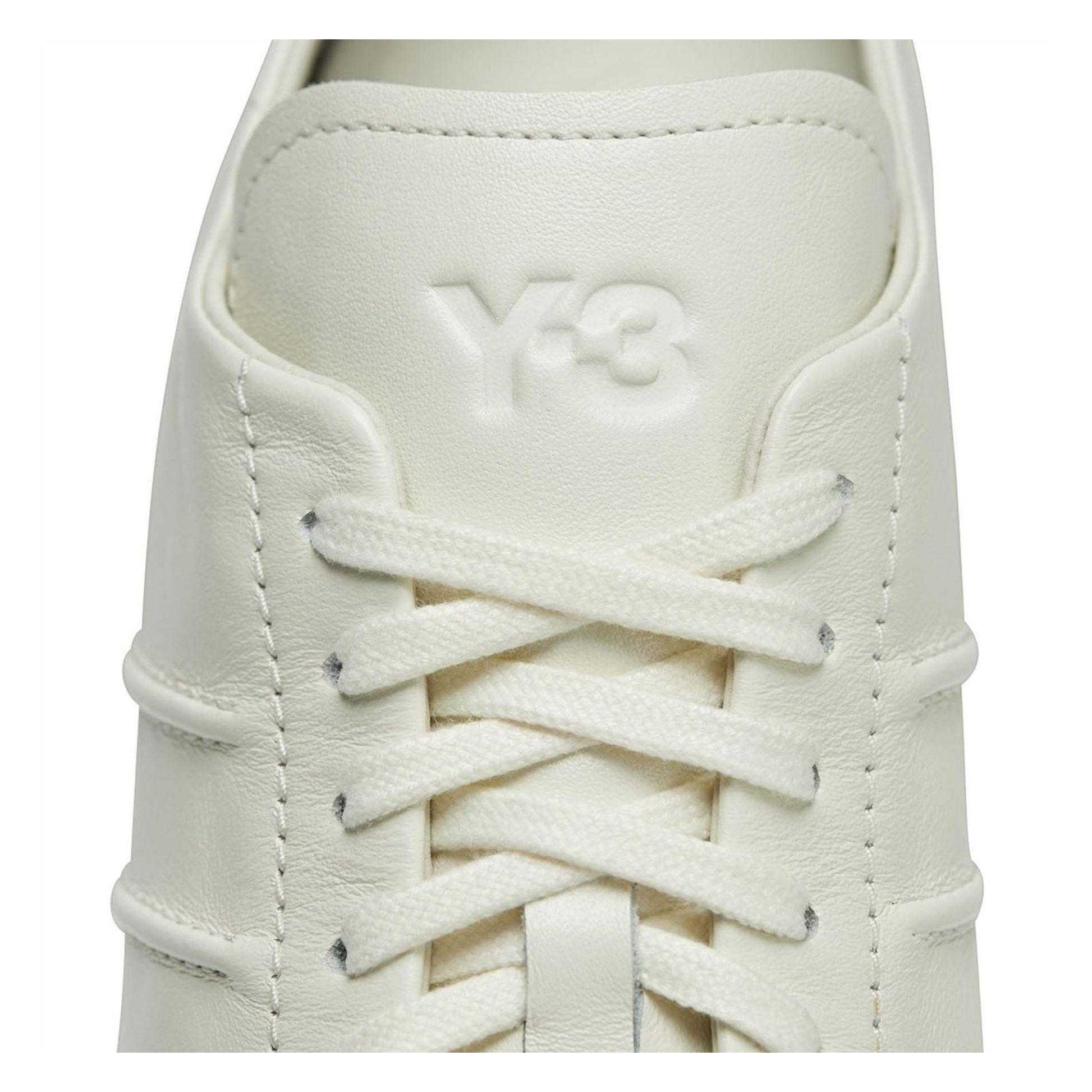 Off White - Pack Shot - Y-3 Womens-Ladies Japan Leather Trainers