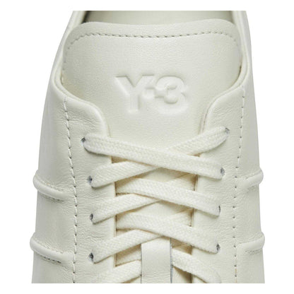Off White - Pack Shot - Y-3 Womens-Ladies Japan Leather Trainers