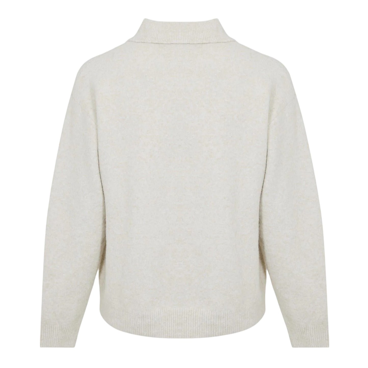 Beige - Back - Couture Mens Fluffy Relaxed Fit Top