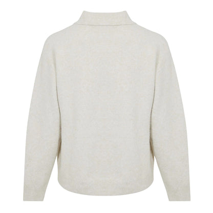 Beige - Back - Couture Mens Fluffy Relaxed Fit Top