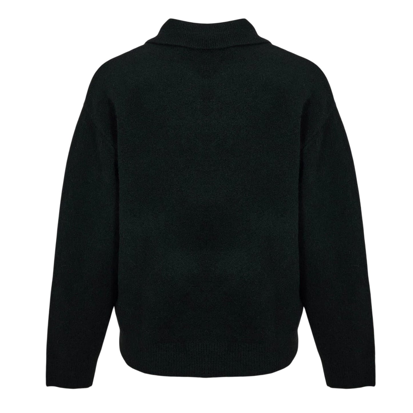 Black - Back - Couture Mens Fluffy Relaxed Fit Top