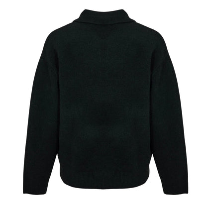 Black - Back - Couture Mens Fluffy Relaxed Fit Top