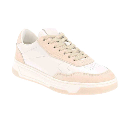 White - Lifestyle - Boss Womens-Ladies Baltimore Leather Trainers