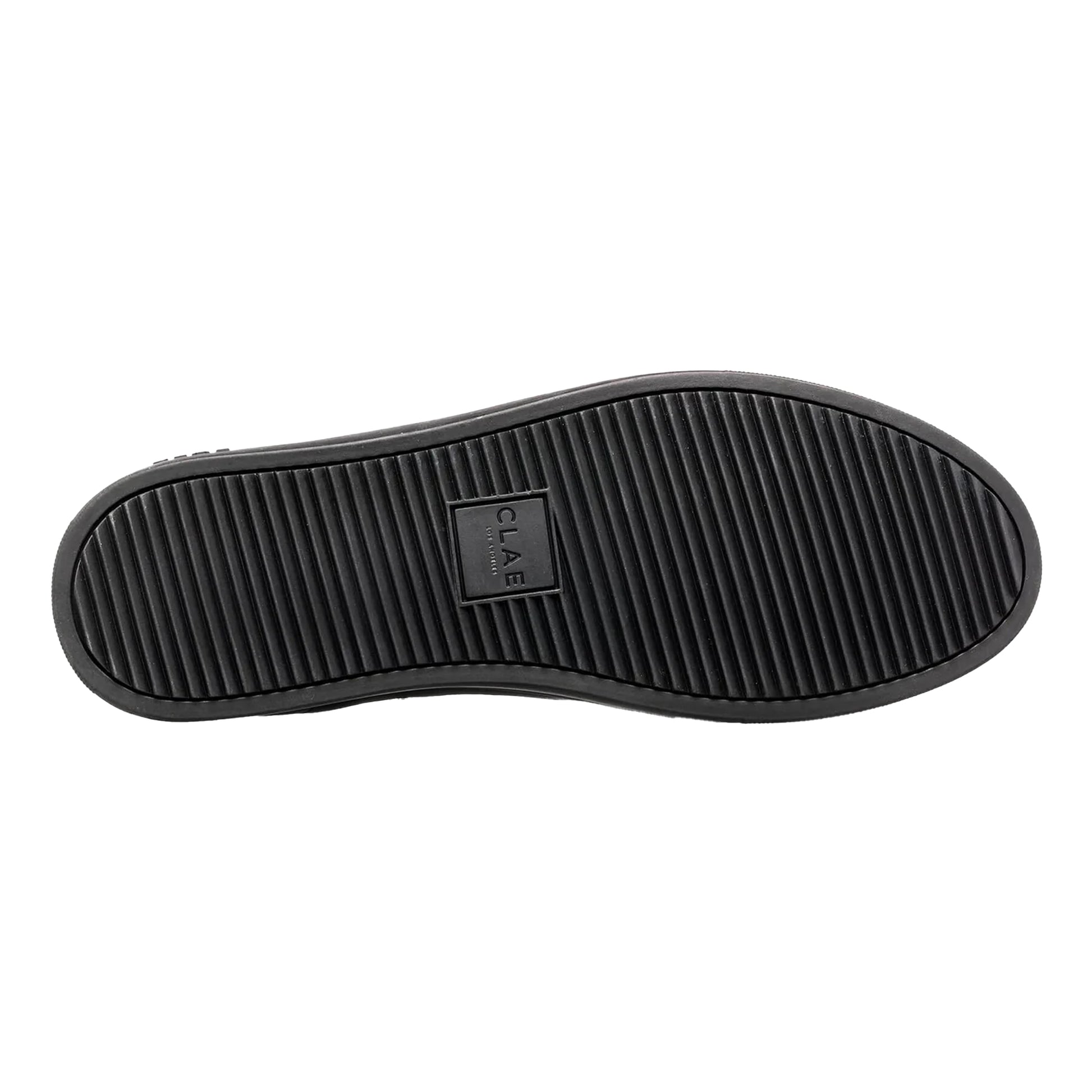 Triple Black - Side - CLAE Unisex Adult Bradley Leather Mid Cut Trainers