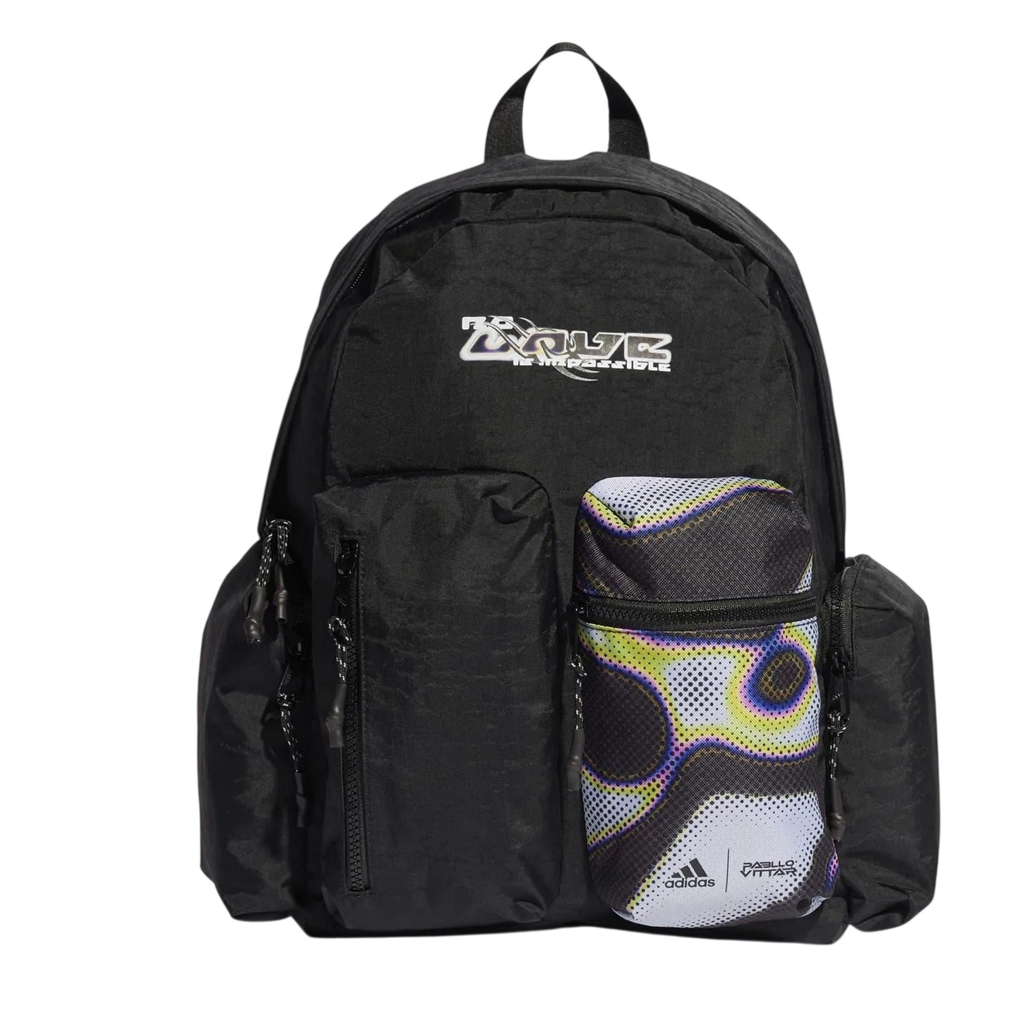 Black - Front - Adidas Unisex Adult Pabllo Vittar Pride Backpack