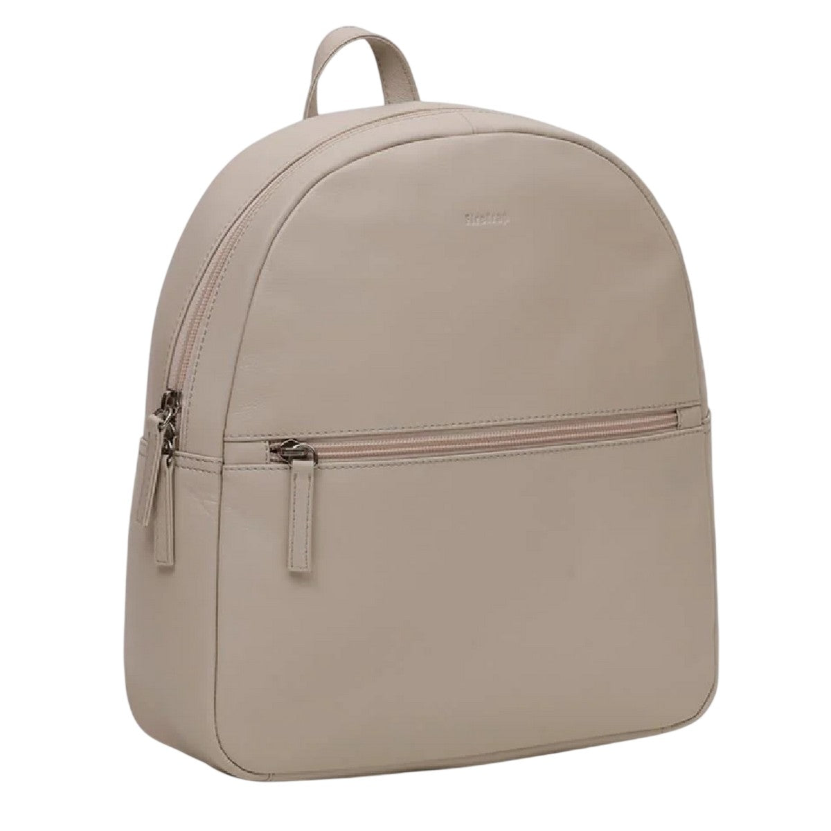 Beige - Back - Firetrap Leather Backpack