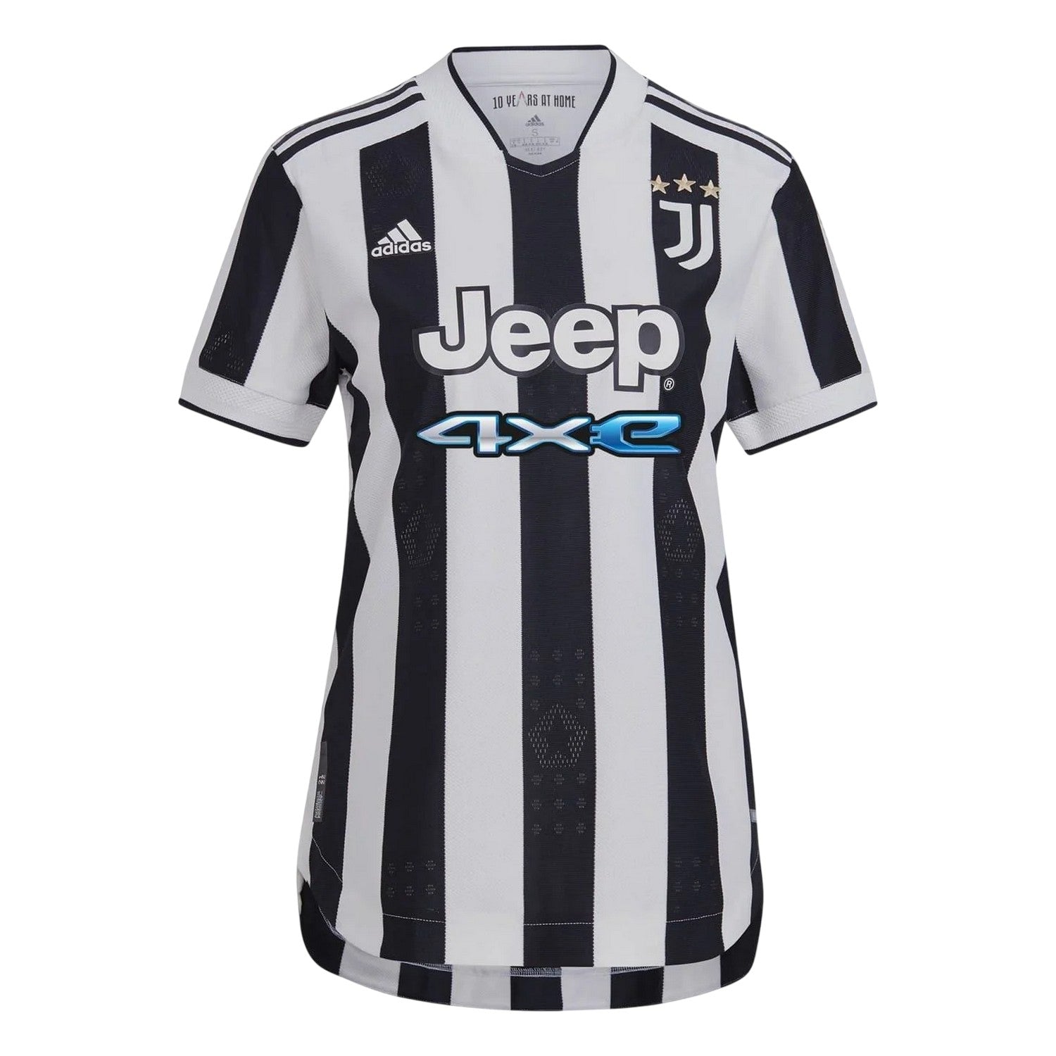 White - Front - Adidas Womens-Ladies 2021-22 Juventus FC Home Jersey