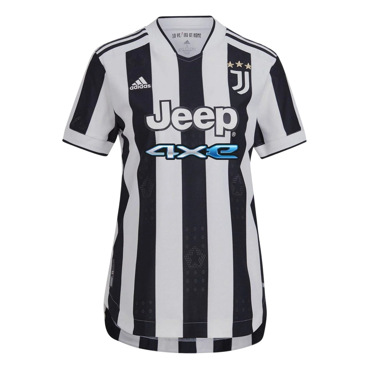White - Front - Adidas Womens-Ladies 2021-22 Juventus FC Home Jersey