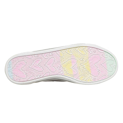 Black-Gold - Lifestyle - Skechers Womens-Ladies Bobs B Cute 2 Canvas Trainers