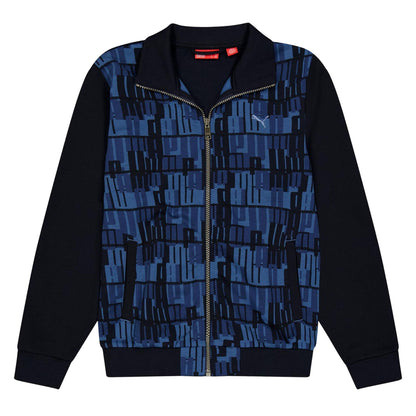 Blue - Front - Puma Childrens-Kids All-Over Print Sweatshirt