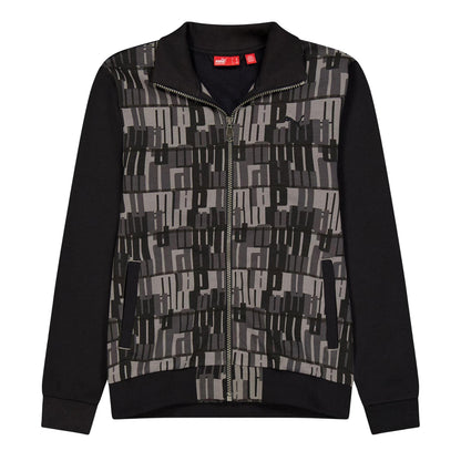 Black - Front - Puma Childrens-Kids All-Over Print Sweatshirt