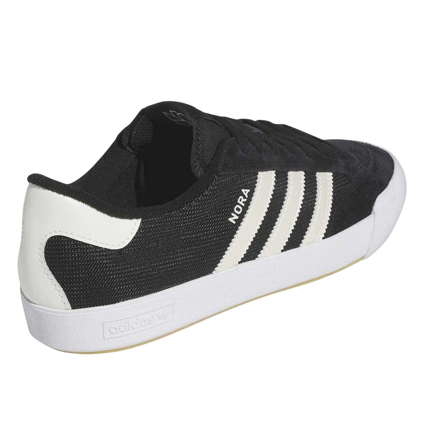 Black - Back - Adidas Womens-Ladies Originals Nora Suede Trainers