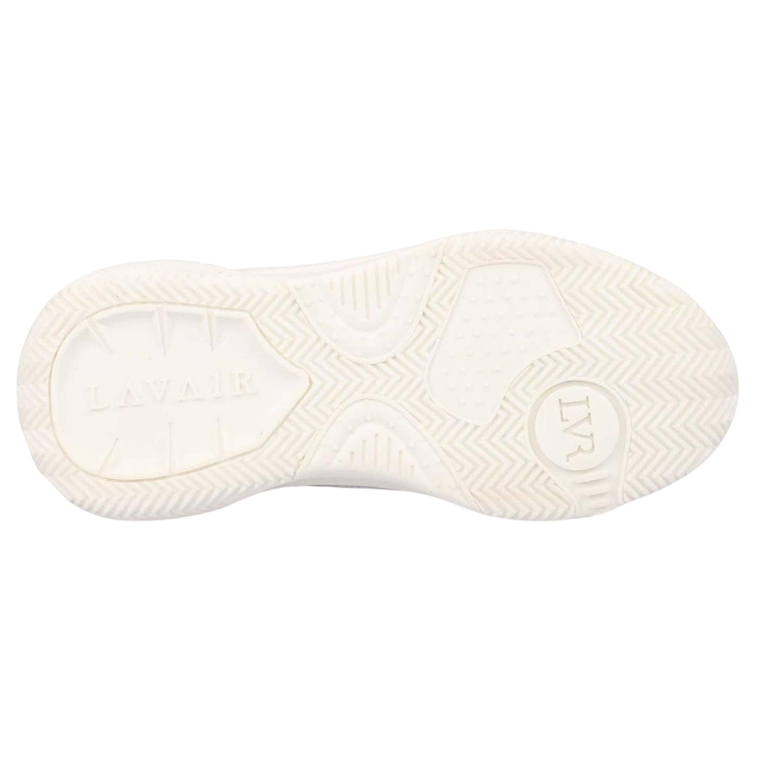 White - Side - Lavair Mens Creator Panelled Nappa Leather Trainers