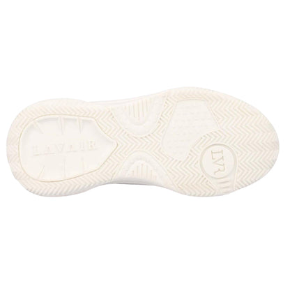 White - Side - Lavair Mens Creator Panelled Nappa Leather Trainers