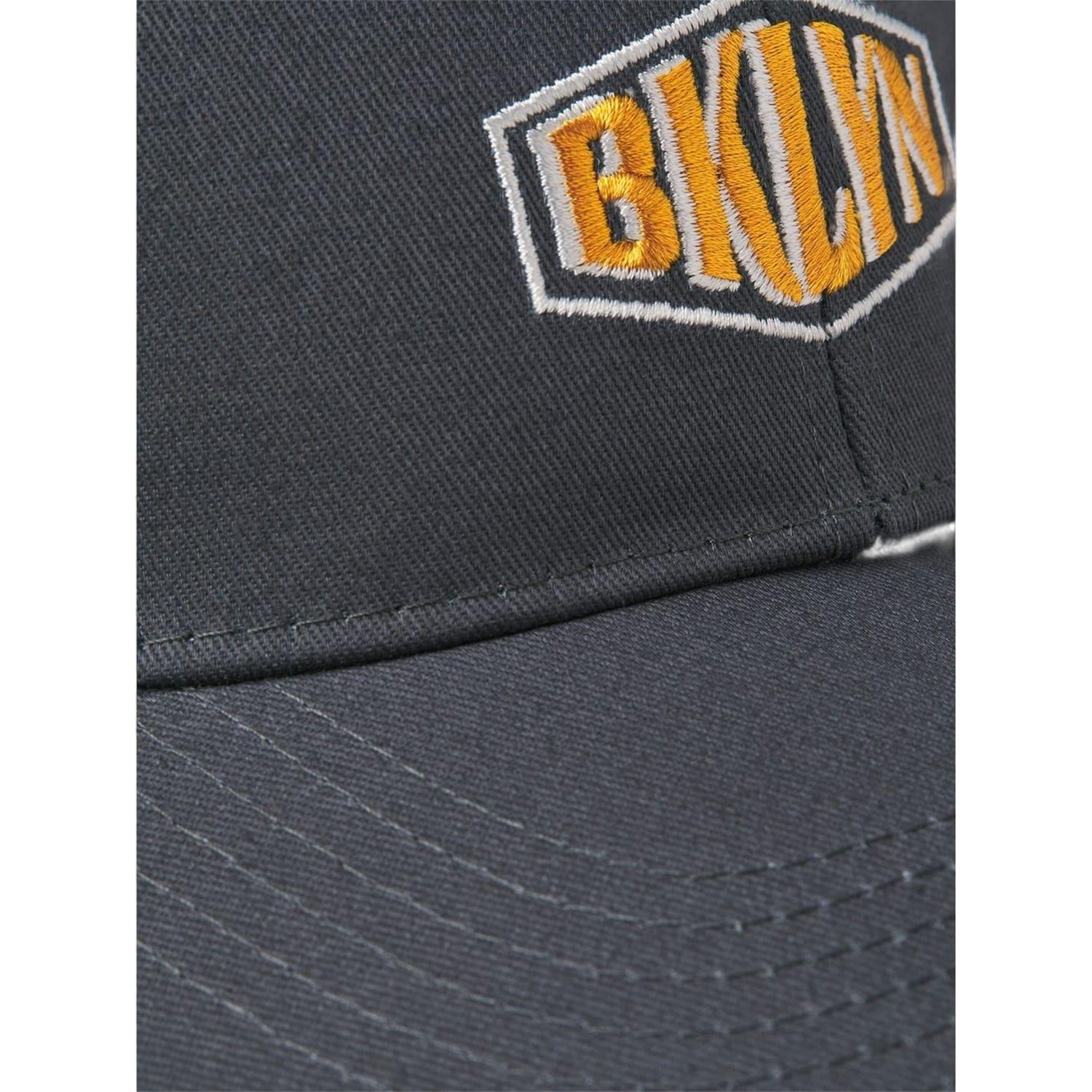 Asphalt - Back - Jack And Jones Mens Lettering Baseball Cap
