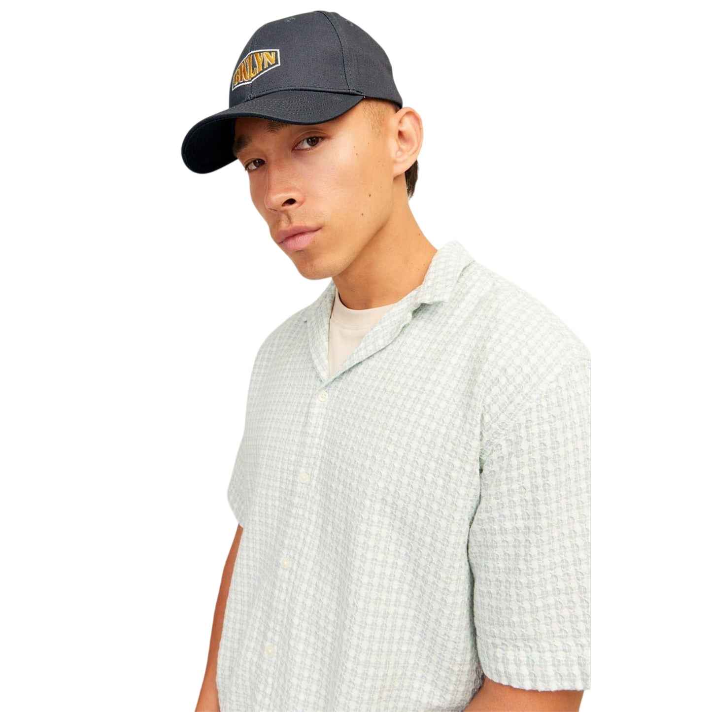 Asphalt - Side - Jack And Jones Mens Lettering Baseball Cap