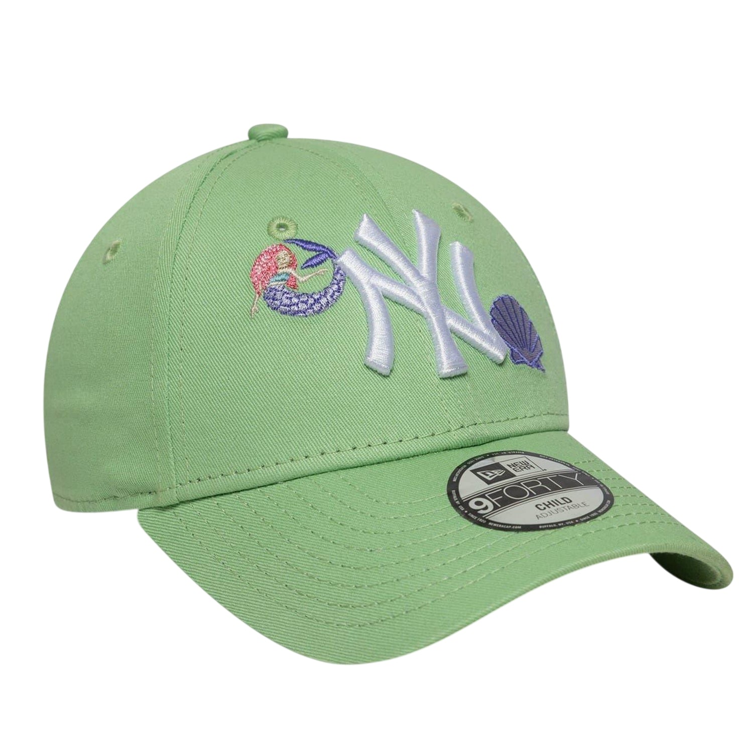 Sea Green - Front - New Era Childrens-Kids 9Forty New York Yankees Baseball Cap