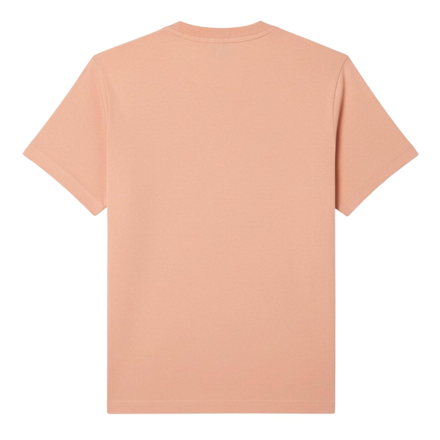 Orange - Back - Lacoste Mens Embroidered Logo Cotton T-Shirt