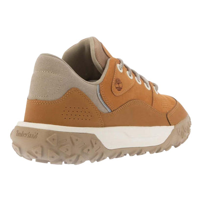 Wheat - Back - Timberland Mens Motion 6 Leather GreenStride Trainers