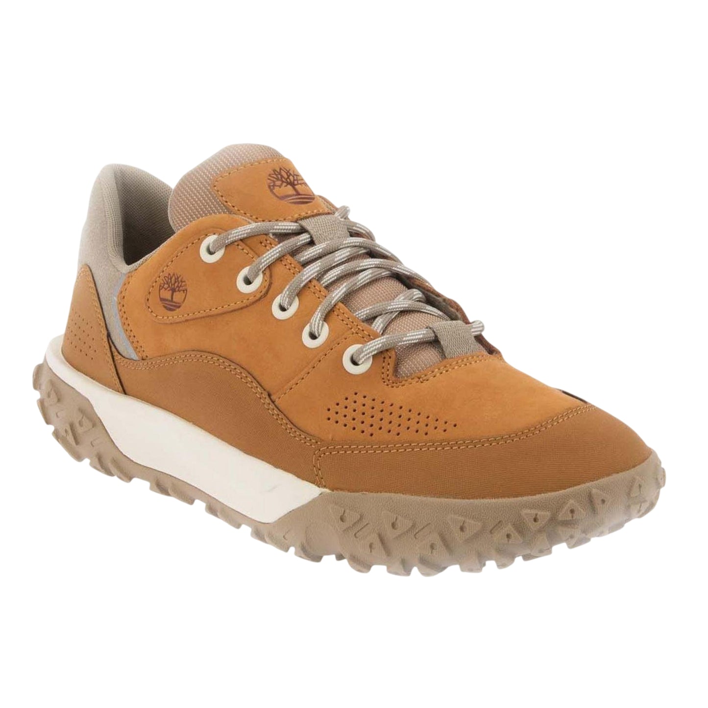 Wheat - Side - Timberland Mens Motion 6 Leather GreenStride Trainers