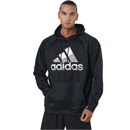 Black - Side - Adidas Mens Game and Go Big Logo Aeroready Hoodie